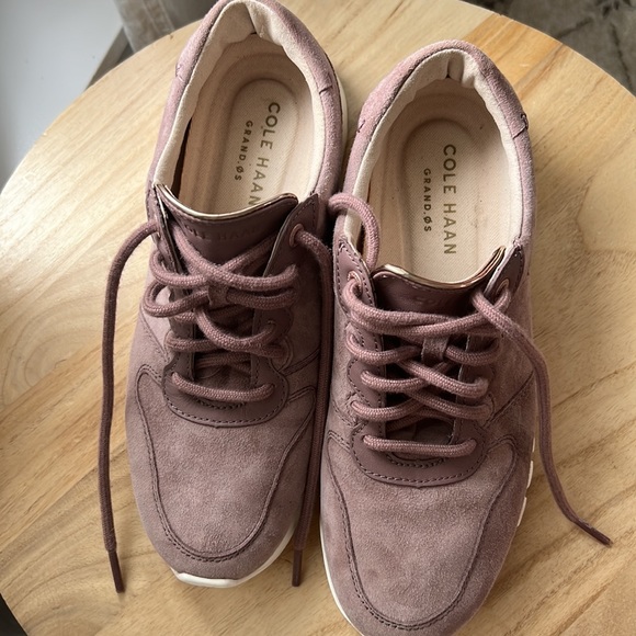 Cole Haan Grand mauve Suede Shoes - Picture 3 of 9